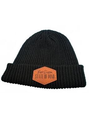 Beth Dutton State of Mind Black Knit Beanie Hat